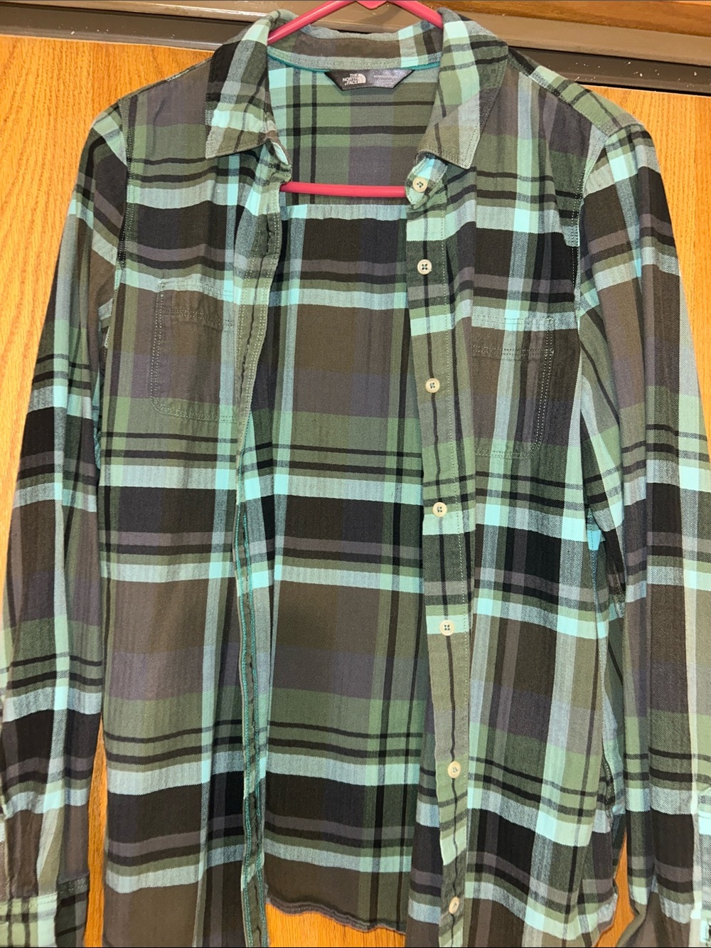 The North Face sz large (see details) Plaid Button-Down Shirt